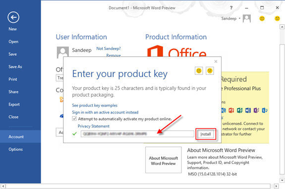 Office 2013 activator