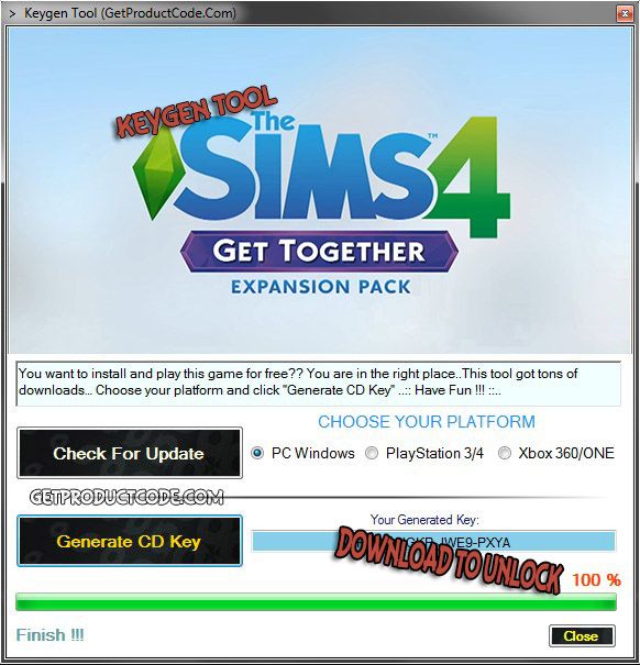 free sims 4 code generator